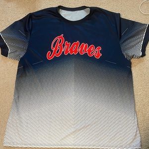 Braves dry fit shirt men’s size 2x